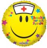 Nurse Smiley Face Thank You Balloon