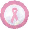 18" Breast Cancer Mylar Dazzle Balloon