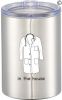 Doctor gift stainless steel tumbler/koozie combo "In the house"